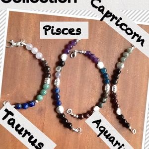 Zodiac bracelets - The Crystal Zodiac Collection